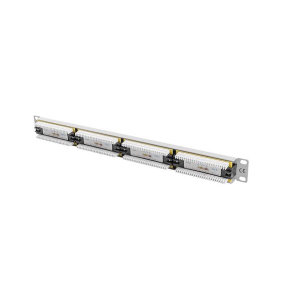 Lanberg PPU6-1024-S - Grey - Metal - 1U - 445 mm - 44.5 mm - 32.5