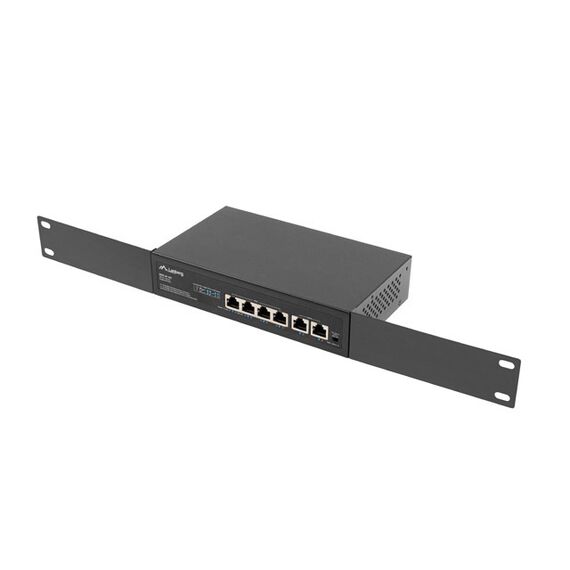 Lanberg RSFE-4P-2FE-60 - Unmanaged - Fast Ethernet (10/100) - Pow