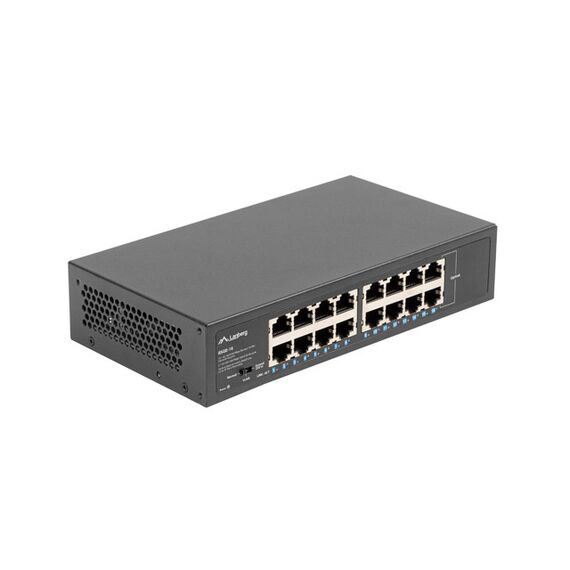 Lanberg RSGE-16 - Unmanaged - Gigabit Ethernet (10/100/1000) - Ra