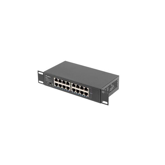 Lanberg RSGE-16 - Unmanaged - Gigabit Ethernet (10/100/1000) - Ra