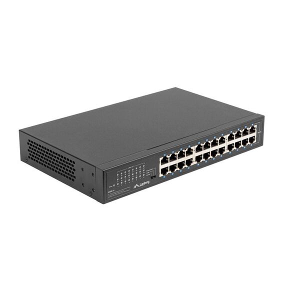 Lanberg RSGE-24 - Unmanaged - Gigabit Ethernet (10/100/1000) - Ra