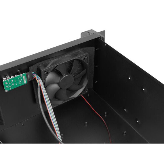 Lanberg SC01-3504-10B - Rack (4U) - Black - 2 fan(s) - RoHS CE -
