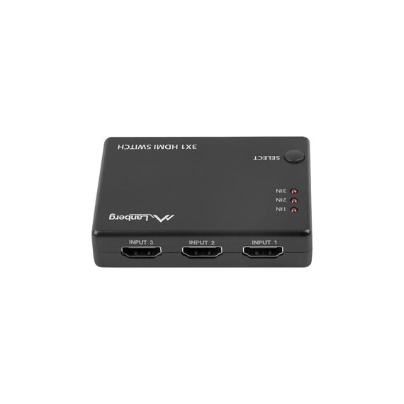Lanberg SWV-HDMI-0003 - HDMI - 2.0b - Black - Acrylonitrile butad