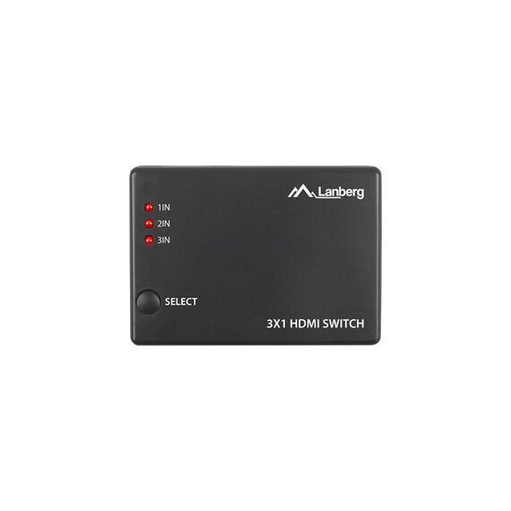 Lanberg SWV-HDMI-0003 - HDMI - 2.0b - Black - Acrylonitrile butad