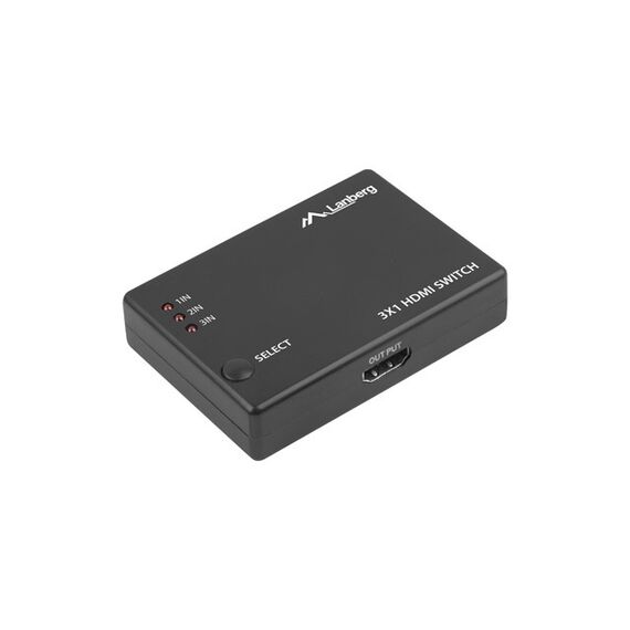 Lanberg SWV-HDMI-0003 - HDMI - 2.0b - Black - Acrylonitrile butad