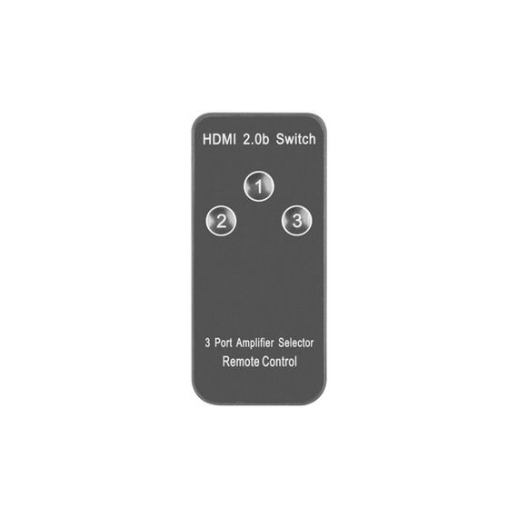 Lanberg SWV-HDMI-0003 - HDMI - 2.0b - Black - Acrylonitrile butad
