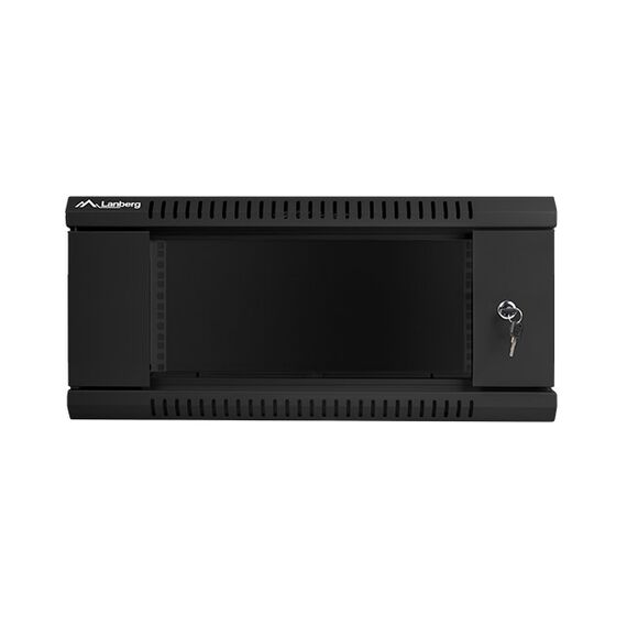 Lanberg WF01-6404-10B - 4U - Wall mounted rack - 60 kg - Black -