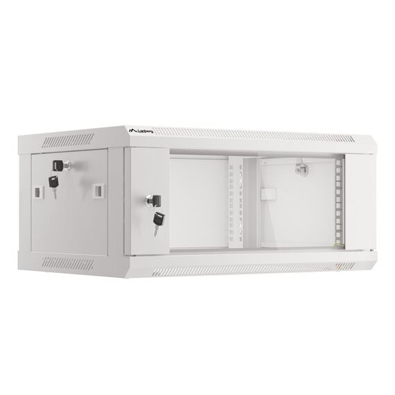 Lanberg WF01-6404-10S - Wall mounted rack - 4U - 60 kg - 13 kg -