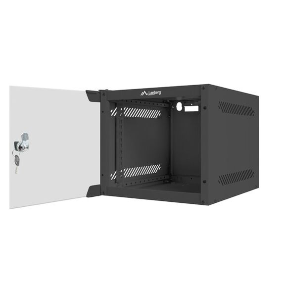 Lanberg WF10-2304-10B - Wall mounted rack - 4U - 20 kg - 4.5 kg -