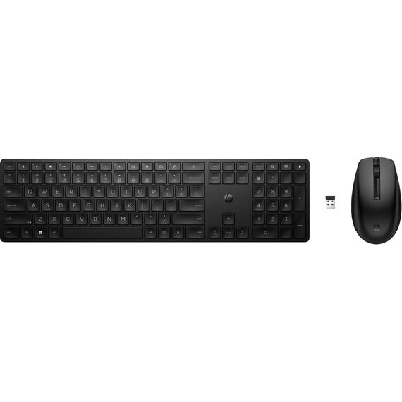 HP 655 - Keyboard and mouse set - wireless - 2.4 GH | 4R009AA#ABD