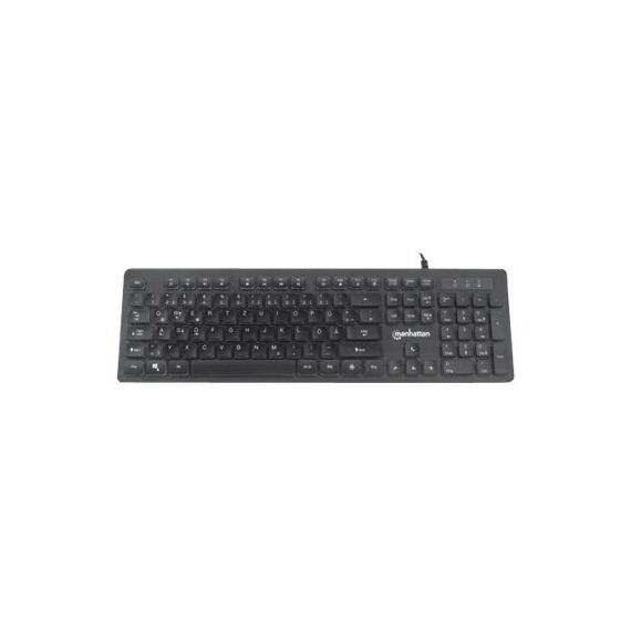 Manhattan Gaming USB Keyboard, Low Force Key Edition, 12 | 179485