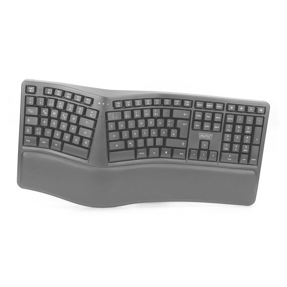 DIGITUS DA-20157 - Keyboard - wireless - 2.4 GHz - QWERTZ - Germa