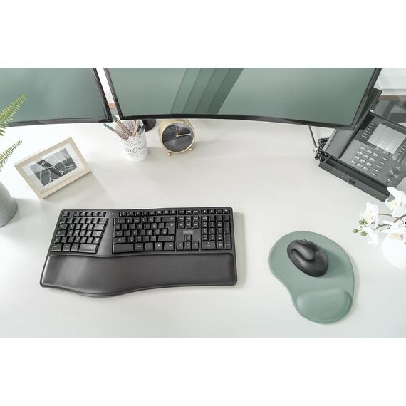 DIGITUS DA-20157 - Keyboard - wireless - 2.4 GHz - QWERTZ - Germa