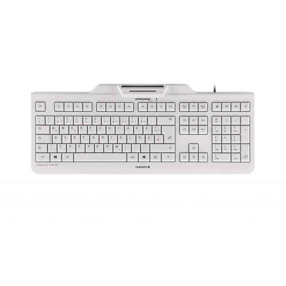 CHERRY KC 1000 SC - Keyboard - German - pale grey | JK-A0100DE-0