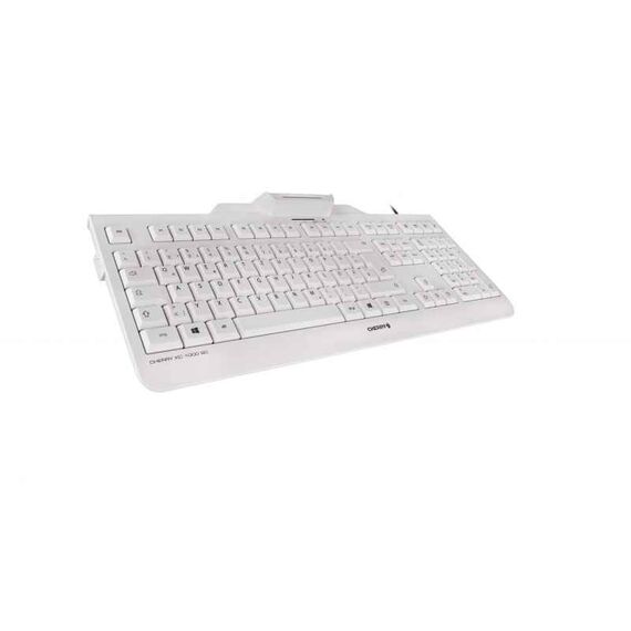 CHERRY KC 1000 SC - Keyboard - German - pale grey | JK-A0100DE-0