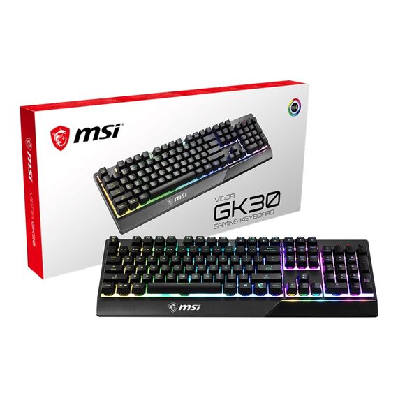 MSI Vigor GK30 - Keyboard - backlit - USB - Ger | S11-04DE226-CLA