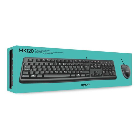 Logitech Desktop MK120 - Keyboard and mouse set - US | 920-002534