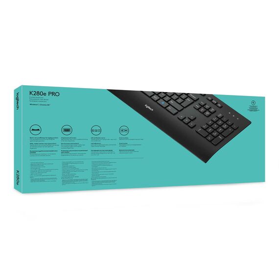 Logitech Corded K280e - Keyboard - USB - French | 920-005210
