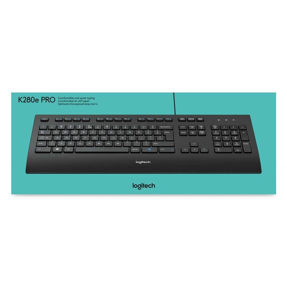 Logitech Corded K280e - Keyboard - USB - French | 920-005210