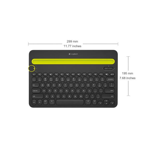 Logitech Multi-Device K480 - Keyboard - Bluetooth -  | 920-006351