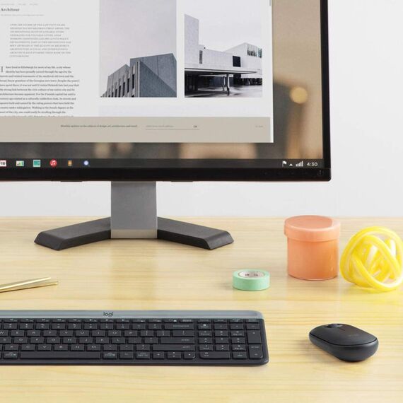 Logitech Slim Wireless Combo MK470 - Keyboard and mo | 920-009192