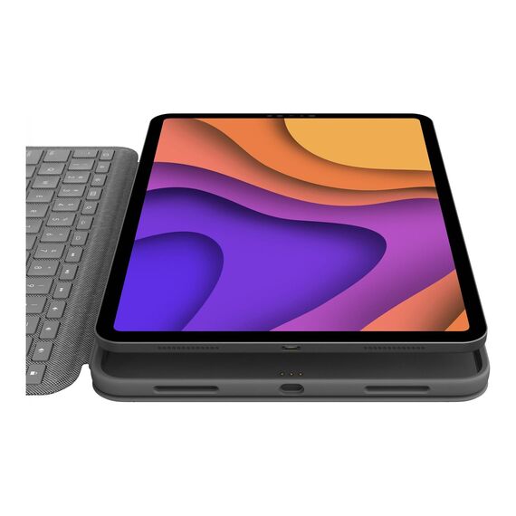 Logitech Folio Touch - Keyboard and folio case - wit | 920-009964