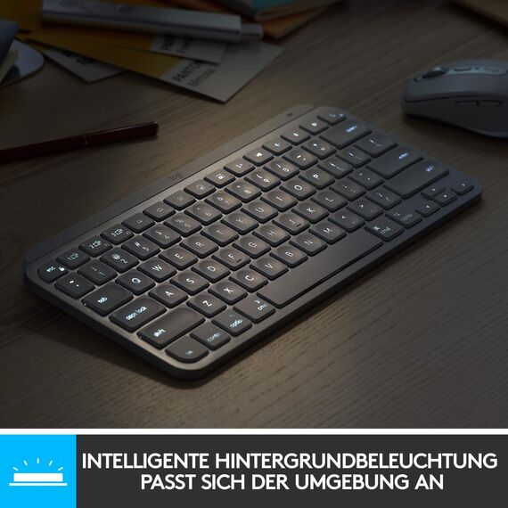 Logitech MX Keys Mini - Keyboard - backlit - Bluetoo | 920-010483