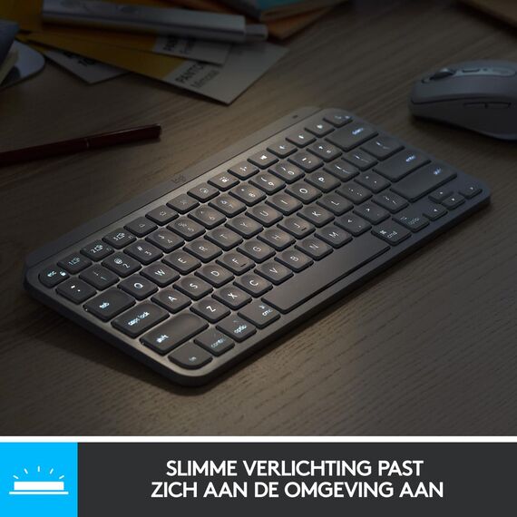 Logitech MX Keys Mini - Keyboard - backlit - Bluetoo | 920-010483