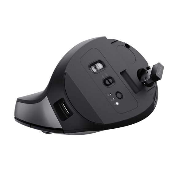Trust Bayo+ - Vertical mouse - ergonomic - right-handed - | 25146