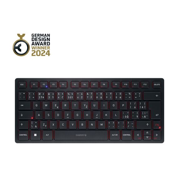 CHERRY KW 9200 MINI - Keyboard - wireless - 2.4 GHz | JK-9250CS-2