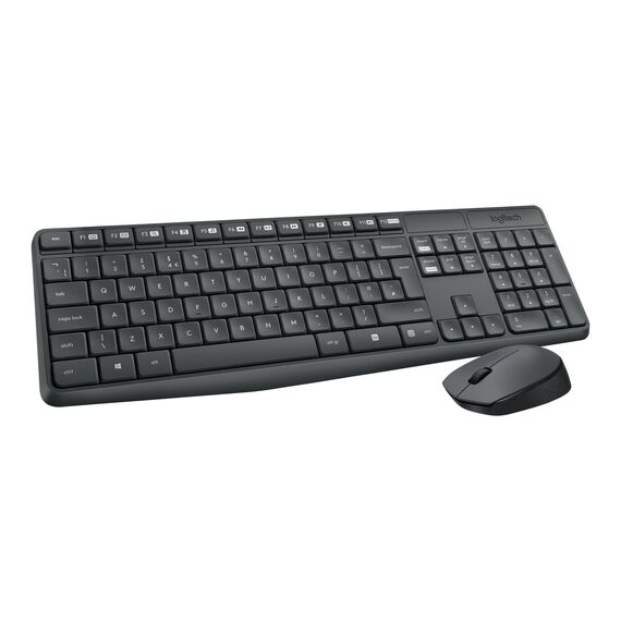Logitech MK235 - Keyboard and mouse set - wireless - | 920-007917