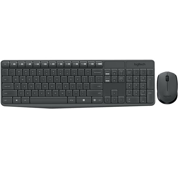 Logitech MK235 - Keyboard and mouse set - wireless - | 920-007917