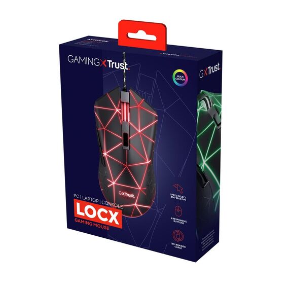 Trust GXT 133 Locx - Mouse - right-handed - optical - 6 b | 22988