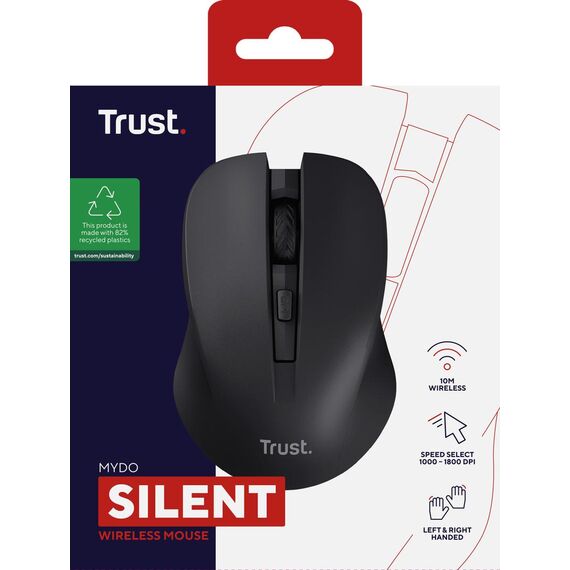 Trust Mydo - Mouse - silent - right and left-handed - opt | 25084