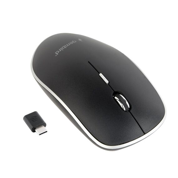 Gembird MUSW-4BSC-01 - Mouse - optical - 4 buttons - wireless - 2