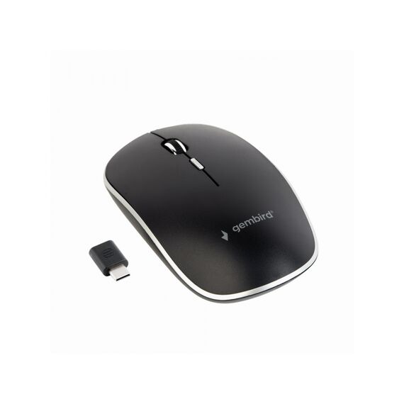 Gembird MUSW-4BSC-01 - Mouse - optical - 4 buttons - wireless - 2