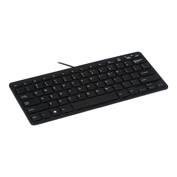 R-Go Compact - Keyboard - USB - QWERTZ - German - blac | RGOECQZB
