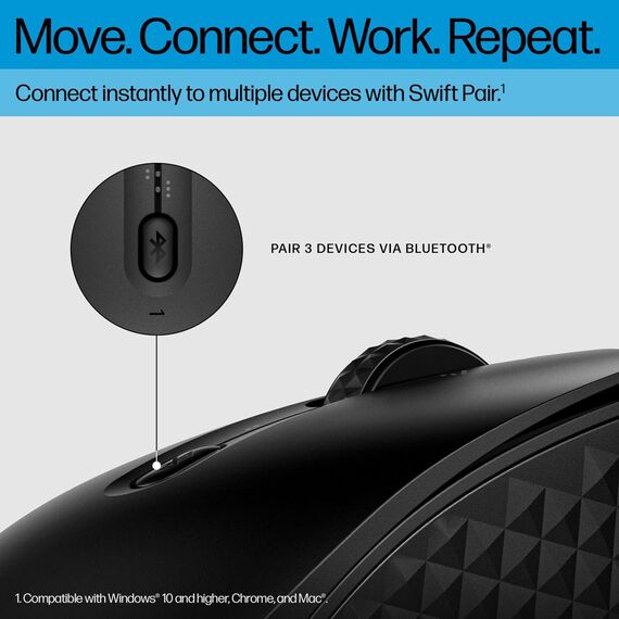 HP 425 - Mouse - programmable - 7 buttons - wireless -  | 7M1D5AA