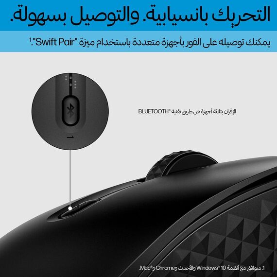 HP 425 - Mouse - programmable - 7 buttons - wireless -  | 7M1D5AA