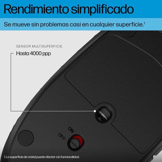HP 425 - Mouse - programmable - 7 buttons - wireless -  | 7M1D5AA