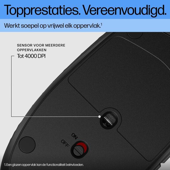 HP 425 - Mouse - programmable - 7 buttons - wireless -  | 7M1D5AA