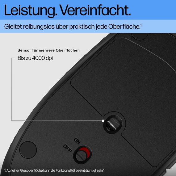 HP 425 - Mouse - programmable - 7 buttons - wireless -  | 7M1D5AA