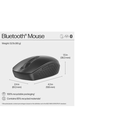 HP 425 - Mouse - programmable - 7 buttons - wireless -  | 7M1D5AA