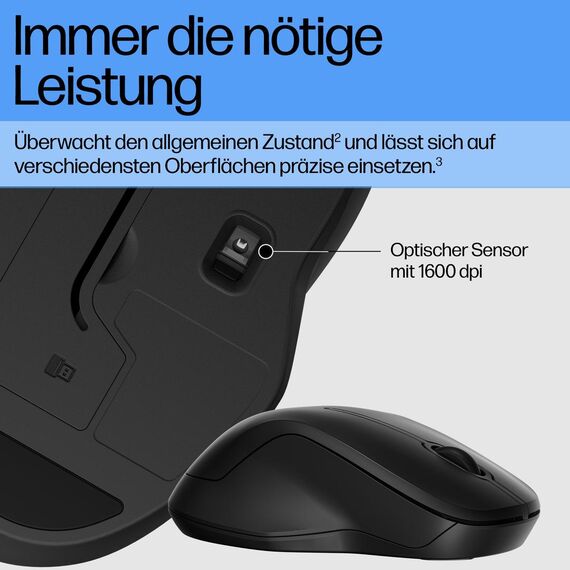 HP 255 - Mouse - optical - 3 buttons - wireless - 2 | 8R3U1AA#ABB