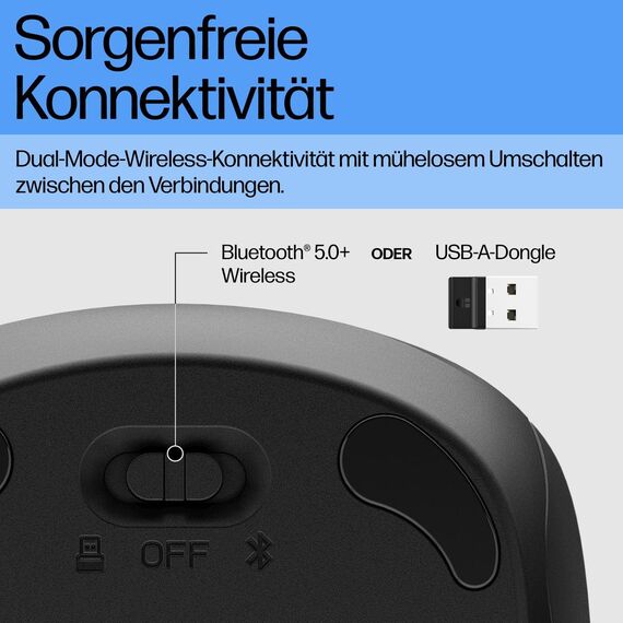HP 255 - Mouse - optical - 3 buttons - wireless - 2 | 8R3U1AA#ABB
