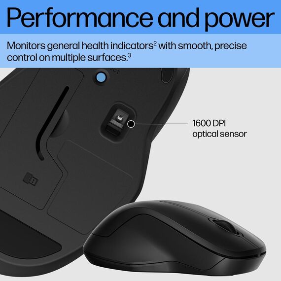 HP 255 - Mouse - optical - 3 buttons - wireless - 2 | 8R3U1AA#ABB