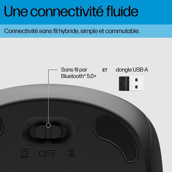 HP 255 - Mouse - optical - 3 buttons - wireless - 2 | 8R3U1AA#ABB