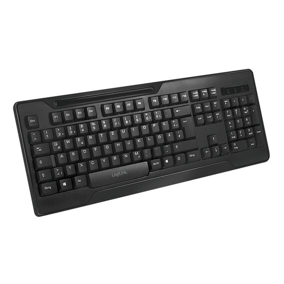 LogiLink Funk - Keyboard and mouse set - wireless - 2.4  | ID0194
