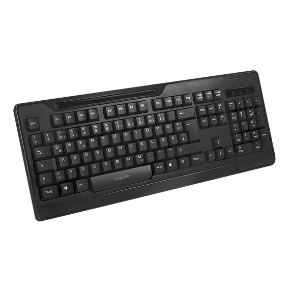 LogiLink Funk - Keyboard and mouse set - wireless - 2.4  | ID0194