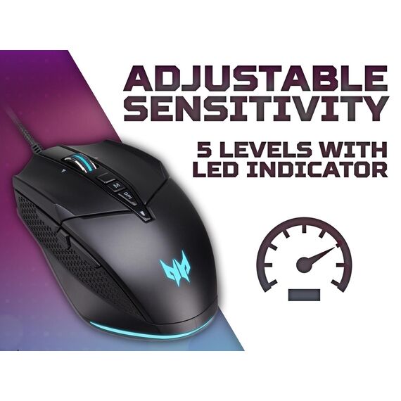 Acer Predator Cestus 335 (PMW120) - Mouse - ergono | GP.MCE11.01Q